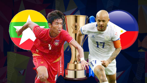 Myanmar vs Philippines, 19h30 ngày 18/12