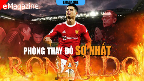 Phòng thay đồ sợ nhất Ronaldo