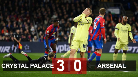 Kết quả Crystal Palace vs Arsenal: Tan nát Pháo thủ