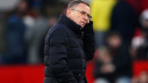 Rangnick ‘không vui’ sau trận hòa với Leicester
