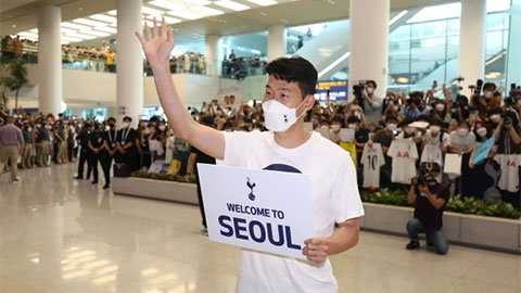 Heung-min Son dẫn 3.000 fan Hàn Quốc tới sân bay đón Tottenham
