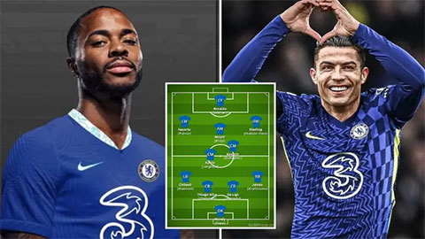 Đội hình Chelsea mùa tới ra sao với Ronaldo và Sterling?