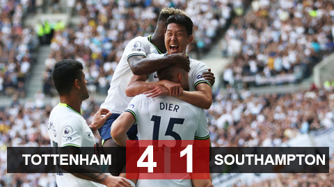 Kết quả Tottenham vs Southampton: