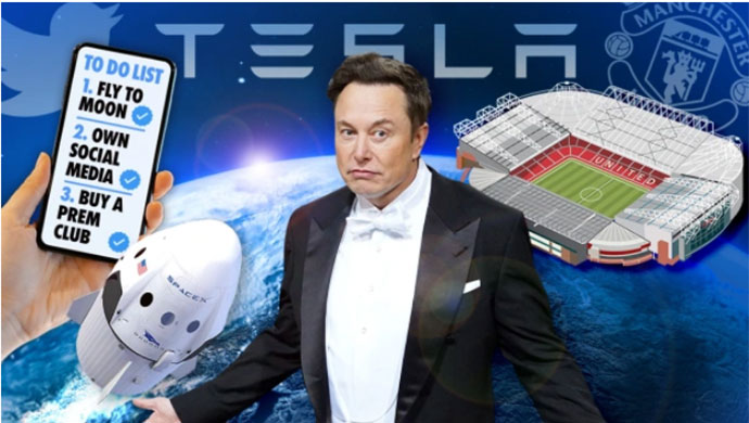 Tỷ phú Elon Musk lại muốn mua Man United