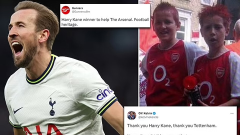Fan Arsenal đồng loạt gửi lời cảm ơn đến Harry Kane