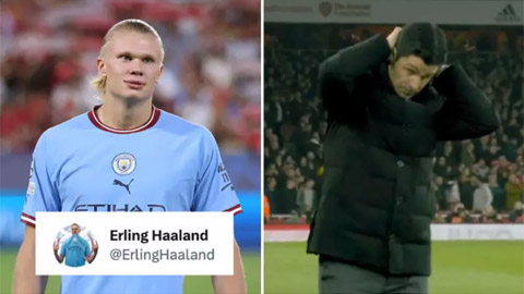 Haaland đăng dòng trạng thái ‘bí ẩn’ sau trận Arsenal bị Southampton cầm hoà