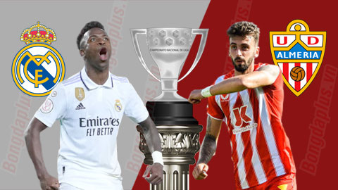 Nhận định bóng đá Real Madrid vs Almeria, 23h30 ngày 29/4