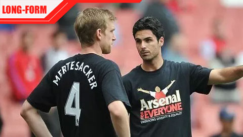 Tình bạn Arteta – Per Mertesacker thắp sáng tương lai Arsenal