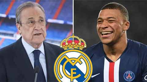 ‘Bố già’ Perez khẳng định Real Madrid sẽ mua Mbappe