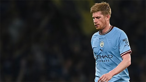 Man City mất De Bruyne ở đầu mùa 2023/24