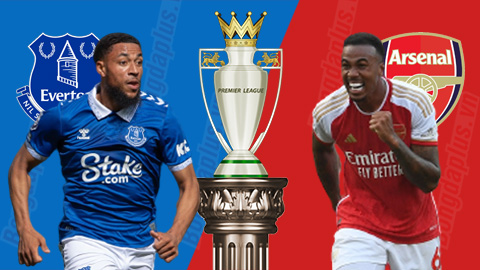 Trực tiếp Everton vs Arsenal, 22h30 ngày 17/9