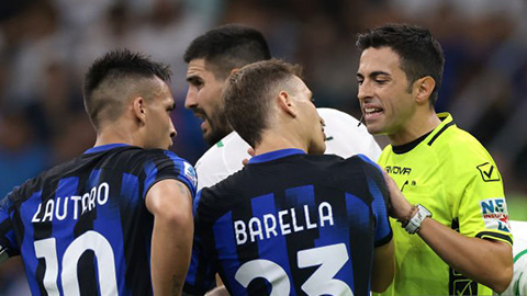 Inter bất ngờ đứt mạch toàn thắng ở Serie A, bị Milan bắt kịp