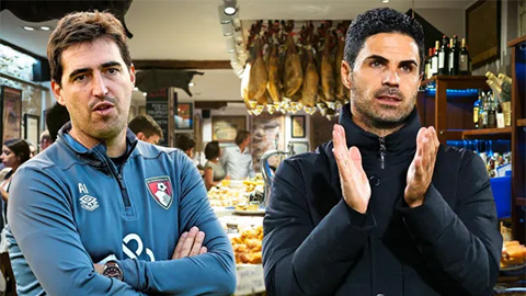 Arteta tiết lộ đồ ăn ngon tạo nên 4 HLV Xứ Basque ở Premier League