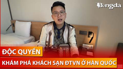 Trải nghiệm phòng ngủ của Hoàng Đức cùng ĐT Việt Nam tại Suwon Hàn Quốc