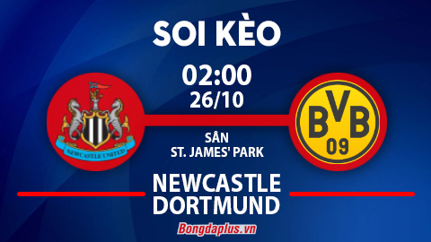 Chích chòe thua kèo góc chấp trận Newcastle vs Dortmund; Khách thắng kèo châu Á trận PSG vs AC Milan