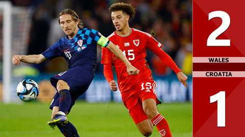 VIDEO bàn thắng Wales vs Croatia: 2-1 (Vòng loại EURO 2024)