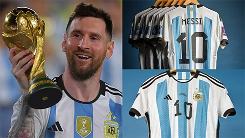 Áo đấu của Messi ở World Cup 2022 được đấu giá