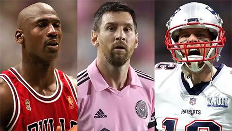 Lionel Messi ‘chung mâm’ với hai huyền thoại sống của thể thao Mỹ