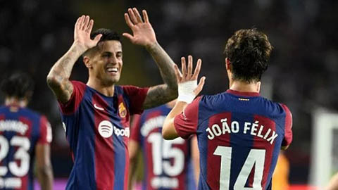 Barca công khai ý định giữ chân Felix và Cancelo