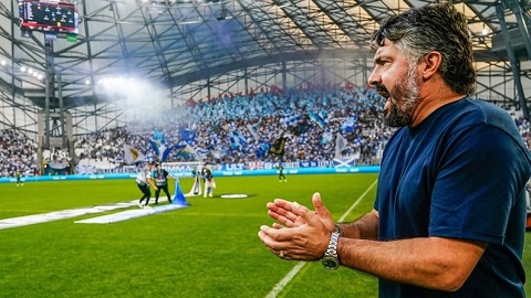 Nhà vô địch Gennaro Gattuso World Cup khốn đốn tại Marseille