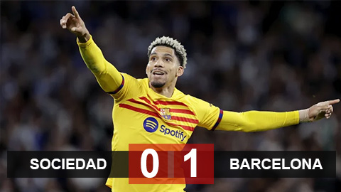 Araujo giật lại 3 điểm phút chót cho Barca