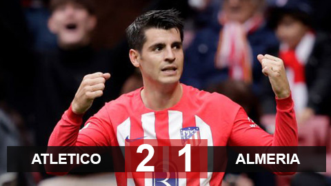 Atletico chiếm vị trí thứ 3 của ĐKVĐ Barca