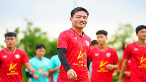 Đinh Thanh Trung khả năng sẽ ra sân ở trận đấu với CLB TP.HCM
