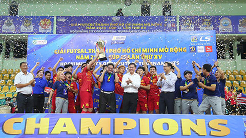 Ngược dòng trước Sahako, Thammasat Stallion vô địch giải futsal TP.HCM năm 2023 