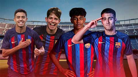 Đội hình tiêu biểu lò La Masia năm 2023