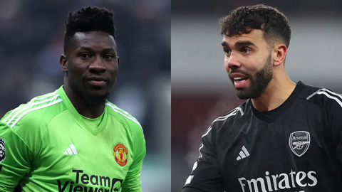 MU và Arsenal bị chê ‘đi thụt lùi’ với hai thủ môn Andre Onana và David Raya