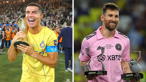 Năm 2023, Ronaldo xuất sắc hơn Messi!