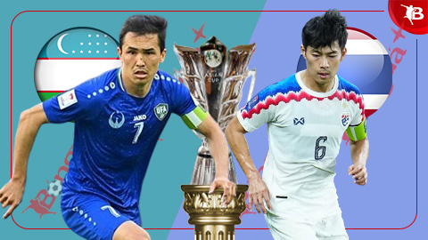 Trực tiếp Uzbekistan vs Thái Lan, 18h30 chiều nay