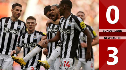 VIDEO bàn thắng Sunderland vs Newcastle: 0-3 (Vòng 3 FA Cup 2023/24)
