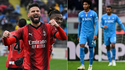 Milan thắng đậm, Napoli thua sốc