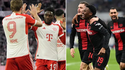 Bayern và Leverkusen cùng thắng, cách biệt giữ nguyên