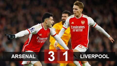 Kết quả Arsenal vs Liverpool: Tội đồ Alisson