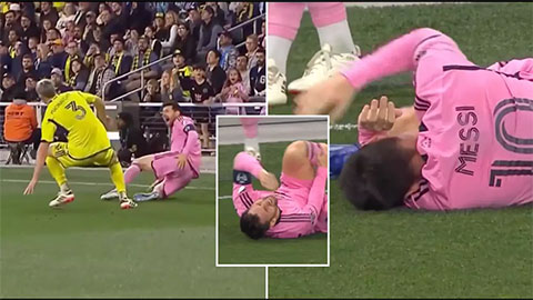 Cận cảnh pha vào bóng rợn người khiến Messi kinh hãi