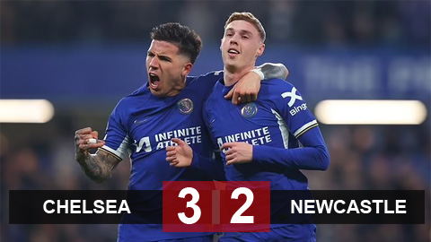 Kết quả Chelsea vs Newcastle: Người hùng Palmer