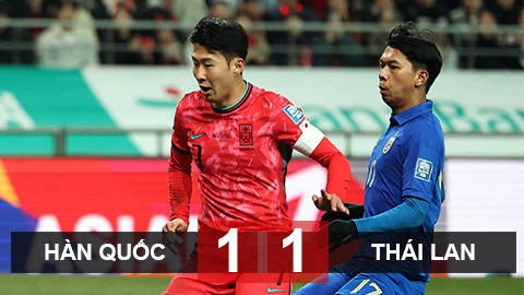 Kết quả Hàn Quốc vs Thái Lan: Son Heung Min ghi bàn, Voi chiến vẫn gây sốc