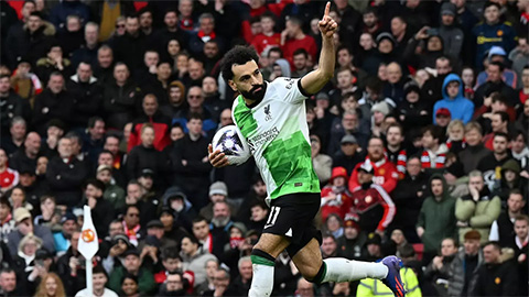 Salah phá 3 kỷ lục sau khi xé lưới MU