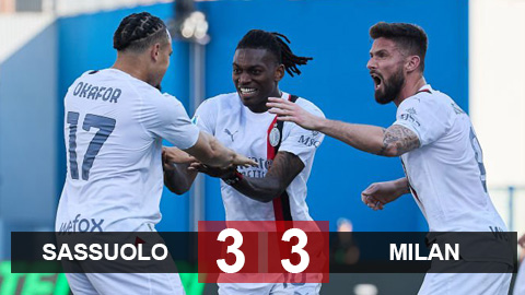 Milan hòa may mắn ở phút 84