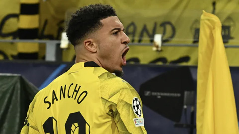 Ở Champions League, Sancho là mãnh hổ!